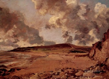 地味なシーン Painting - ウェイマス湾のロマンチックな風景 ジョン・コンスタブル